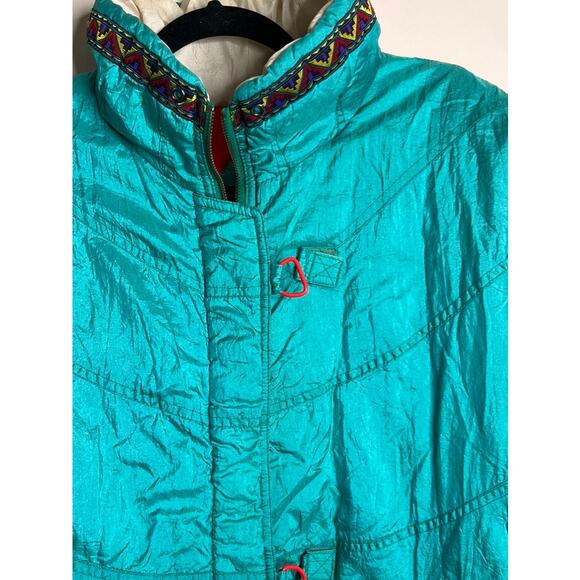 VINTAGE 80s 90s PA Originals Men's Large Retro Ski Jacket - Picture 7 of 10